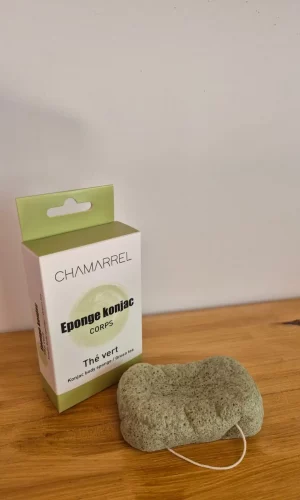 Éponge Konjac au thé vert
